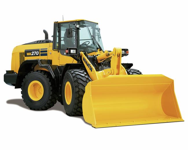 WA2708 midsized HST wheel loader Komatsu