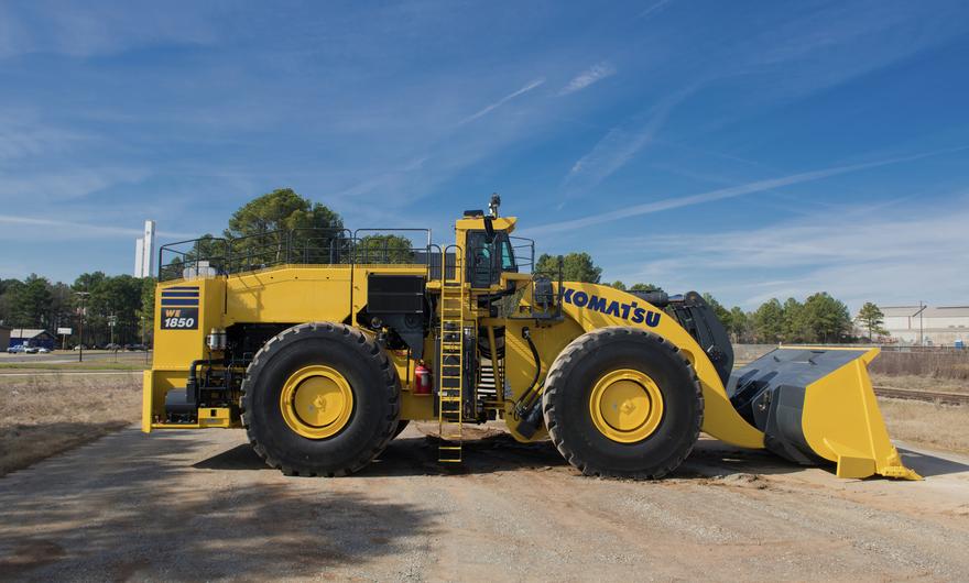 Komatsu WE-series wheel loader with Generation 3 hybrid technology