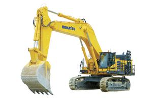 komatsu giant excavator